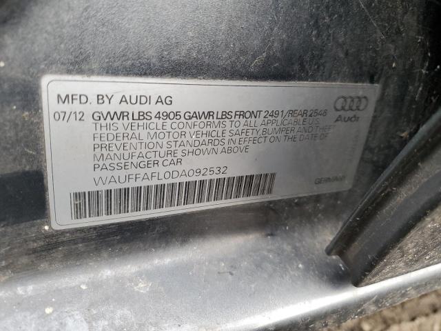 Aukcja sprzedaży 2013 Audi A4 Premium Plus, vin: WAUFFAFL0DA092532, numer aukcji: 47891444