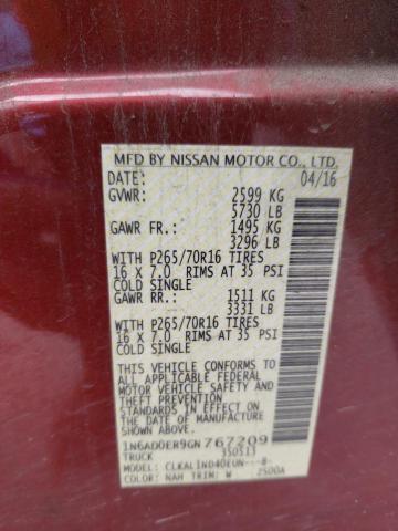 Продажа на аукционе авто 2016 Nissan Frontier S, vin: 1N6AD0ER9GN767209, номер лота: 46396354