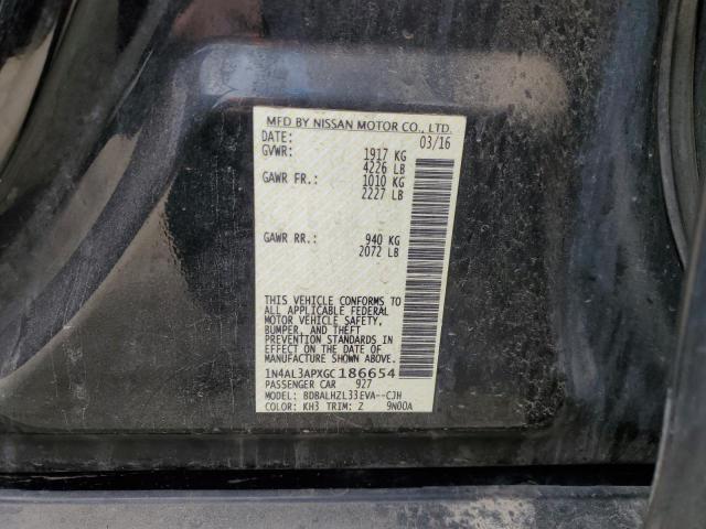 Aukcja sprzedaży 2016 Nissan Altima 2.5, vin: 1N4AL3APXGC186654, numer aukcji: 45319664