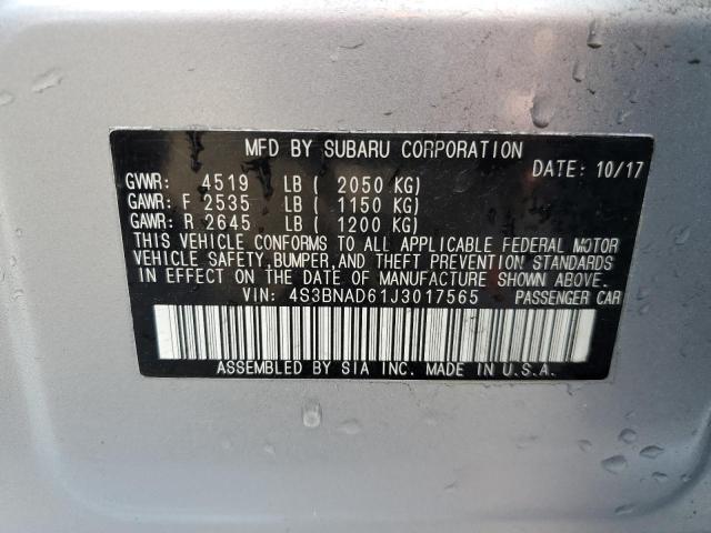 Продажа на аукционе авто 2018 Subaru Legacy 2.5i Premium, vin: 4S3BNAD61J3017565, номер лота: 48742534