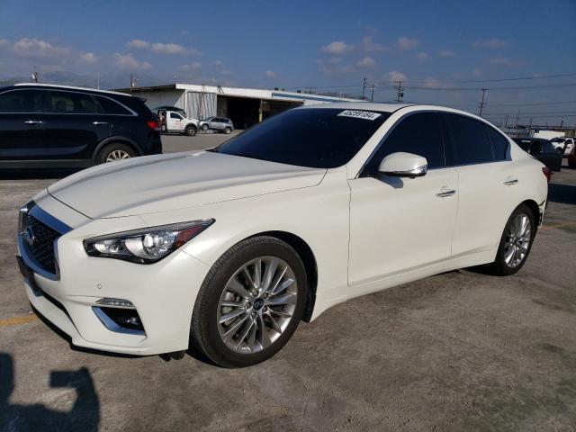 2021 Infiniti Q50 Luxe მანქანა იყიდება აუქციონზე, vin: JN1EV7BP9MM705066, აუქციონის ნომერი: 45259184