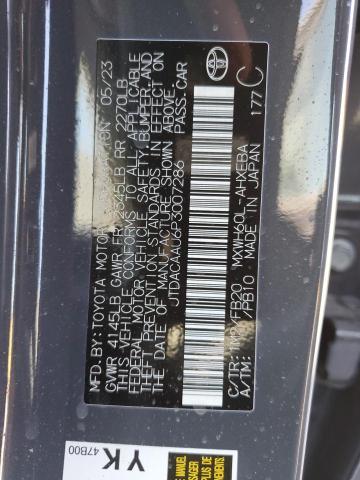 48692364 :رقم المزاد ، JTDACAAU6P3007286 vin ، 2023 Toyota Prius Le مزاد بيع