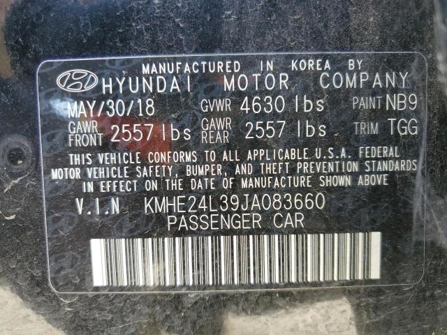 Продажа на аукционе авто 2018 Hyundai Sonata Hybrid, vin: KMHE24L39JA083660, номер лота: 47380764