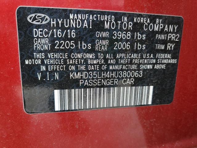 Продаж на аукціоні авто 2017 Hyundai Elantra Gt, vin: KMHD35LH4HU380063, номер лоту: 47511614