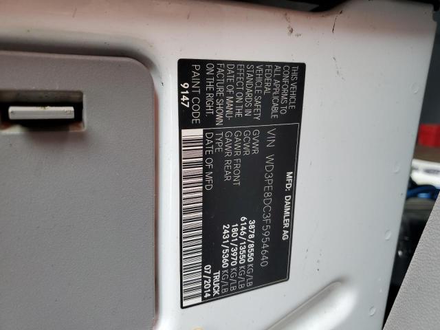 Aukcja sprzedaży 2015 Mercedes-benz Sprinter 2500, vin: WD3PE8DC3F5954640, numer aukcji: 46268684
