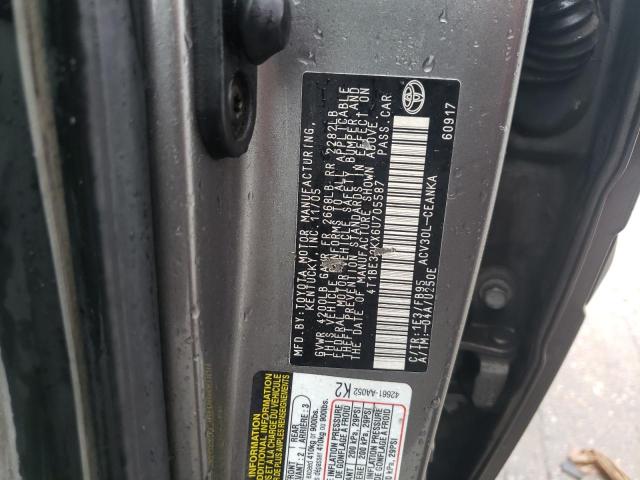 45667174 :رقم المزاد ، 4T1BE32KX6U705587 vin ، 2006 Toyota Camry Le مزاد بيع