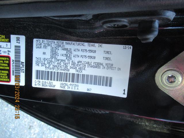 Продаж на аукціоні авто 2015 Toyota Tundra Crewmax 1794, vin: 5TFAY5F13FX440580, номер лоту: 46279774