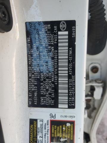 Aukcja sprzedaży 2014 Toyota Camry L, vin: 4T4BF1FK1ER358070, numer aukcji: 46240014