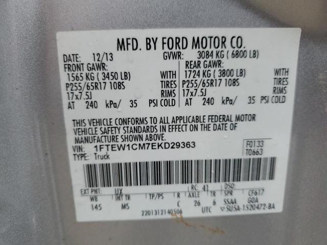 Aukcja sprzedaży 2014 Ford F150 Supercrew, vin: 1FTEW1CM7EKD29363, numer aukcji: 45536834
