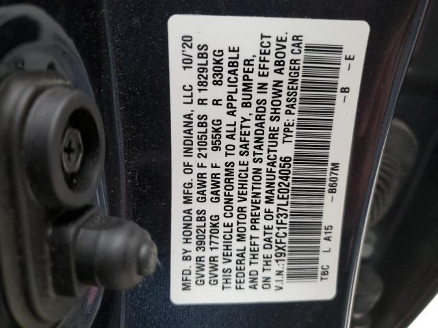 Aukcja sprzedaży 2020 Honda Civic Ex, vin: 19XFC1F37LE024056, numer aukcji: 45319674