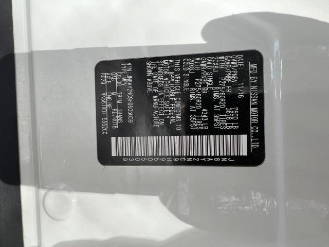 Aukcja sprzedaży 2017 Nissan Armada Sv, vin: JN8AY2NC9H9505039, numer aukcji: 45393994
