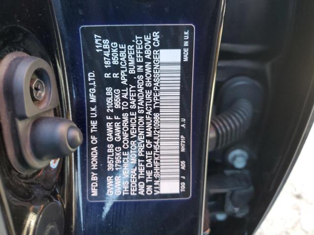Aukcja sprzedaży 2018 Honda Civic Ex, vin: SHHFK7H54JU210986, numer aukcji: 45197144