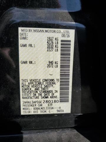 Aukcja sprzedaży 2016 Nissan Altima 2.5, vin: 1N4AL3AP1GC280180, numer aukcji: 46056904