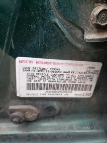 Aukcja sprzedaży 2000 Mitsubishi Mirage De, vin: JA3AY26C2YU008193, numer aukcji: 48336614