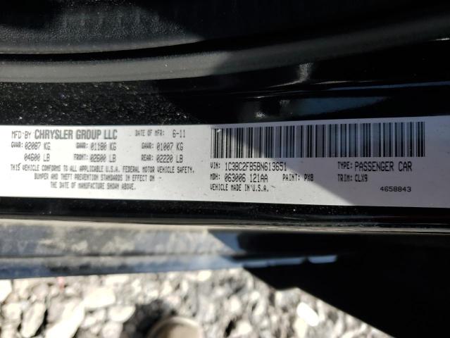 47544824 :رقم المزاد ، 1C3BC2FB5BN613651 vin ، 2011 Chrysler 200 Limited مزاد بيع