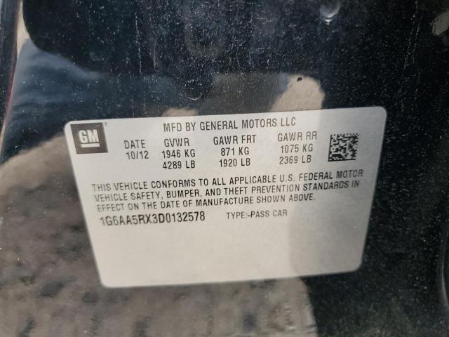Продажа на аукционе авто 2013 Cadillac Ats, vin: 1G6AA5RX3D0132578, номер лота: 46992684