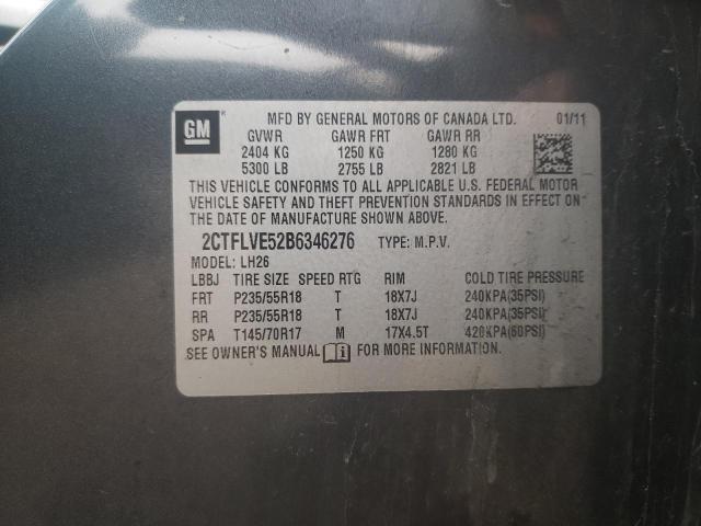 Aukcja sprzedaży 2011 Gmc Terrain Slt, vin: 2CTFLVE52B6346276, numer aukcji: 45508514