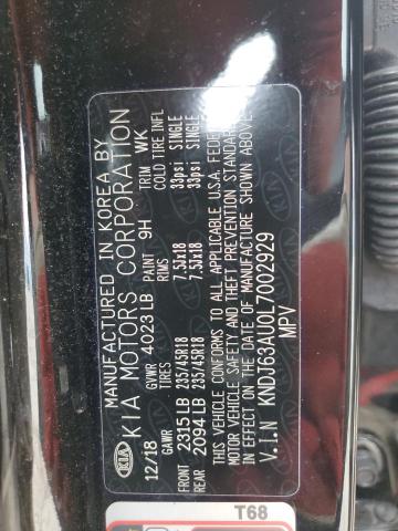 45644274 :رقم المزاد ، KNDJ63AU0L7002929 vin ، 2020 Kia Soul Gt Line مزاد بيع