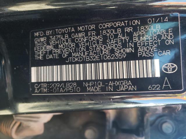 Продаж на аукціоні авто 2014 Toyota Prius C, vin: JTDKDTB32E1062359, номер лоту: 45137344