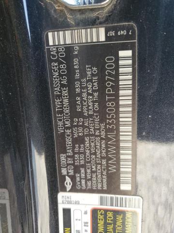 2008 Mini Cooper Clubman მანქანა იყიდება აუქციონზე, vin: WMWML33508TP97200, აუქციონის ნომერი: 45530584