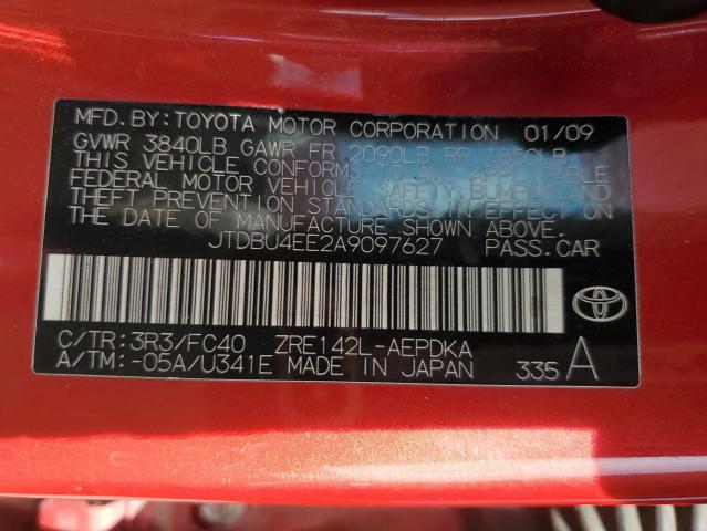 Aukcja sprzedaży 2010 Toyota Corolla Base, vin: JTDBU4EE2A9097627, numer aukcji: 45542794