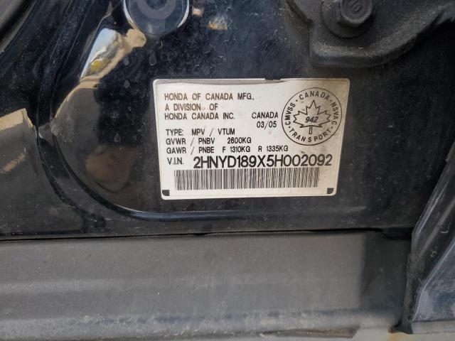 Aukcja sprzedaży 2005 Acura Mdx Touring, vin: 2HNYD189X5H002092, numer aukcji: 44949894
