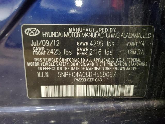 Aukcja sprzedaży 2013 Hyundai Sonata Se, vin: 5NPEC4AC6DH559087, numer aukcji: 47572834