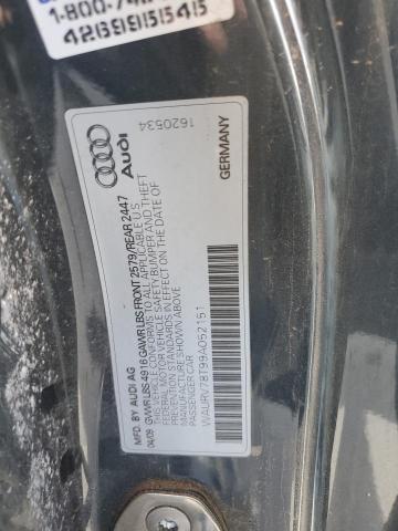 2009 Audi S5 Quattro მანქანა იყიდება აუქციონზე, vin: WAURV78T99A052151, აუქციონის ნომერი: 49012594