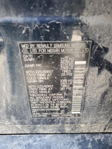 45058354 :رقم المزاد ، KNMAT2MV3GP696898 vin ، 2016 Nissan Rogue S مزاد بيع
