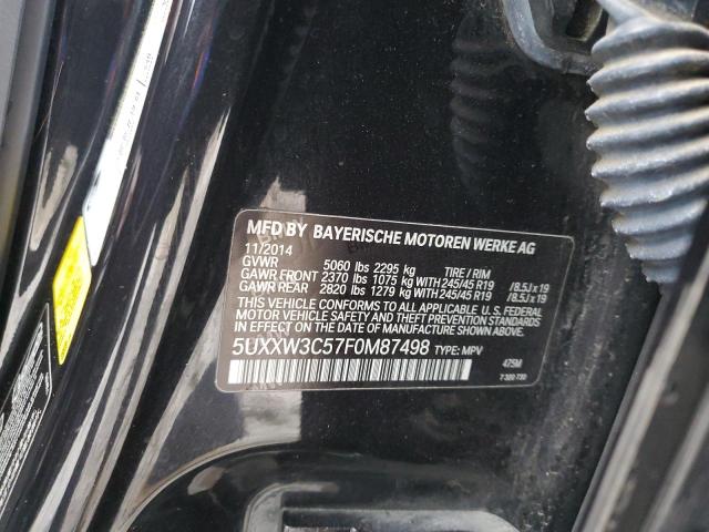 Aukcja sprzedaży 2015 Bmw X4 Xdrive28i, vin: 5UXXW3C57F0M87498, numer aukcji: 45154904
