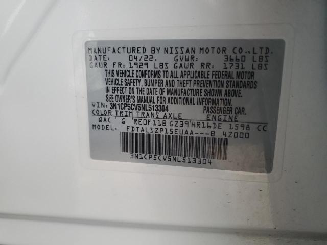 Aukcja sprzedaży 2022 Nissan Kicks Sv, vin: 3N1CP5CV5NL513304, numer aukcji: 45367814