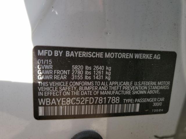 45485574 :رقم المزاد ، WBAYE8C52FD781788 vin ، 2015 Bmw 750 Li مزاد بيع
