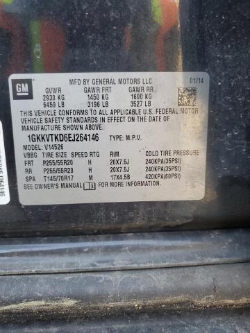 Aukcja sprzedaży 2014 Gmc Acadia, vin: 1GKKVTKD6EJ264146, numer aukcji: 47679425