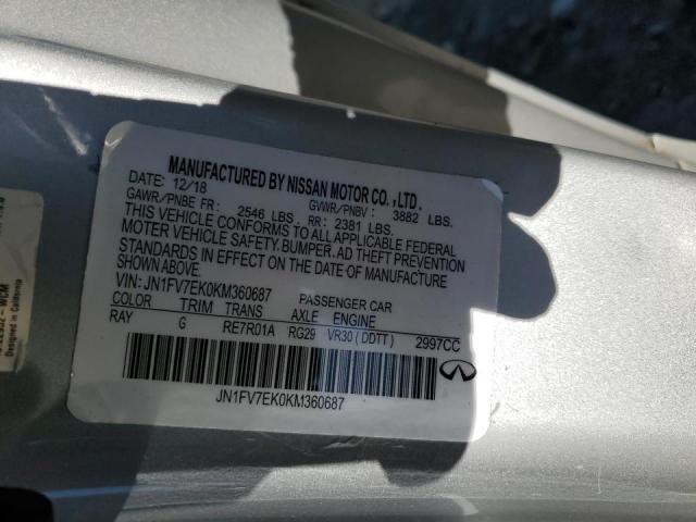 Aukcja sprzedaży 2018 Infiniti Q60 Luxe 3, vin: NJ1660E, numer aukcji: 45465995