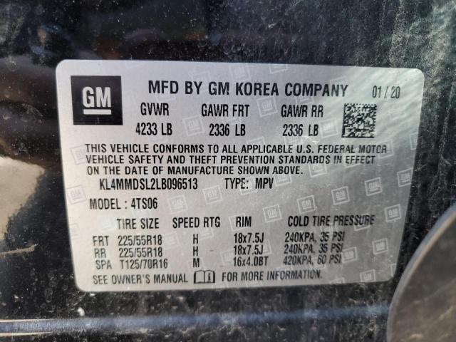 50428735 :رقم المزاد ، KL4MMDSL2LB096513 vin ، 2020 Buick Encore Gx مزاد بيع
