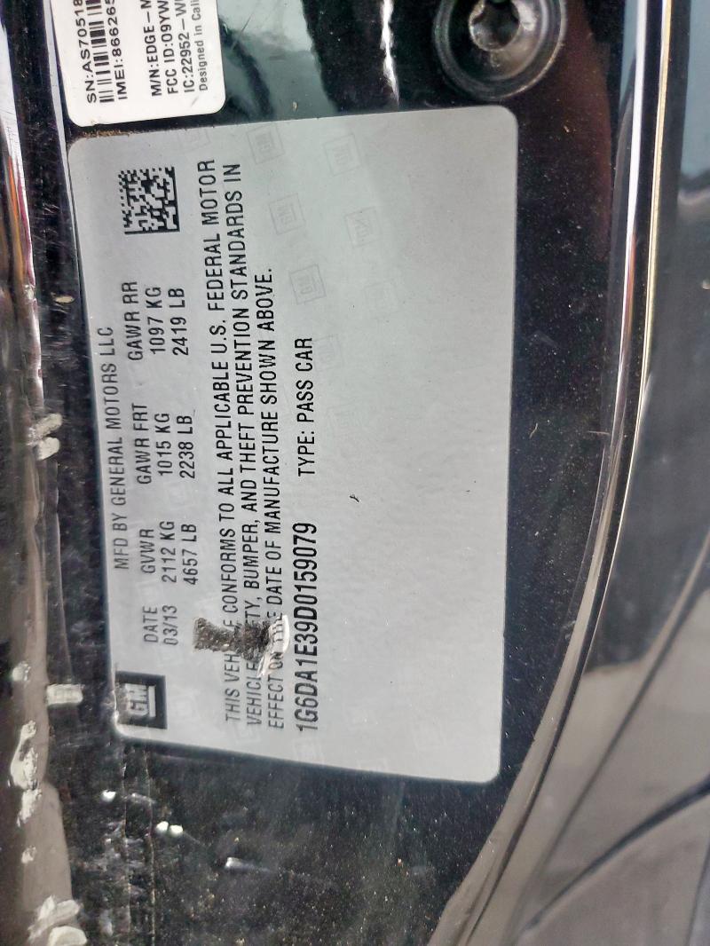 2013 Cadillac Cts მანქანა იყიდება აუქციონზე, vin: 1G6DA1E39D0159079, აუქციონის ნომერი: 47573695