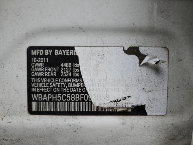 Продажа на аукционе авто 2011 Bmw 328, vin: WBAPH5C58BF093858, номер лота: 50878735
