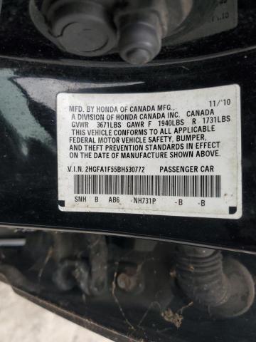 Aukcja sprzedaży 2011 Honda Civic, vin: 2HGFA1F55BH530772, numer aukcji: 48677965