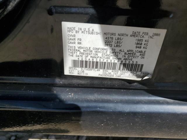 Aukcja sprzedaży 2009 Mitsubishi Galant, vin: 4A3AB36F69E005955, numer aukcji: 47434725