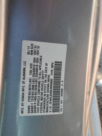 2018 Honda Odyssey მანქანა იყიდება აუქციონზე, vin: 5FNRL6H88JB009060, აუქციონის ნომერი: 50381505