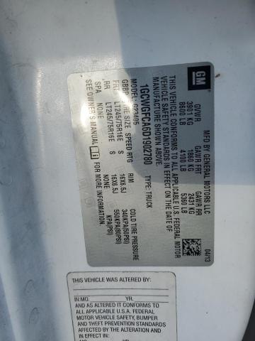 Aukcja sprzedaży 2013 Chevrolet Express G2, vin: 1GCWGFCA6D1902780, numer aukcji: 96844585
