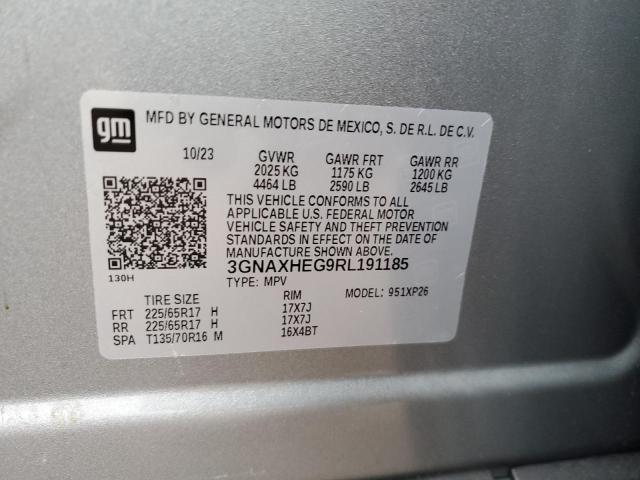 Продаж на аукціоні авто 2024 Chevrolet Equinox Ls, vin: 3GNAXHEG9RL191185, номер лоту: 47601505