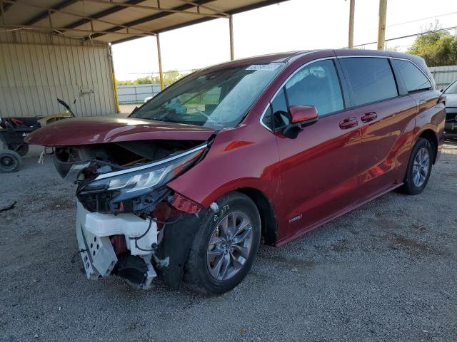 2021 Toyota Sienna მანქანა იყიდება აუქციონზე, vin: 5TDKRKEC4MS044079, აუქციონის ნომერი: 49857435
