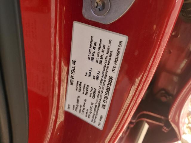 47953325 :رقم المزاد ، 5YJ3E1EB9KF364856 vin ، 2019 Tesla Model 3 مزاد بيع