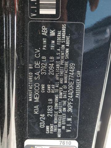 Aukcja sprzedaży 2024 Kia Forte, vin: 3KPF24AD0RE774489, numer aukcji: 49379835