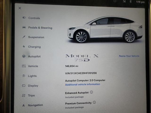 Продажа на аукционе авто 2017 Tesla Model X, vin: 5YJXCAE29HF051256, номер лота: 49969215