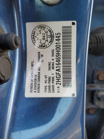 Продажа на аукционе авто 2009 Honda Civic Dx-g, vin: 2HGFA16469H001445, номер лота: 48772455