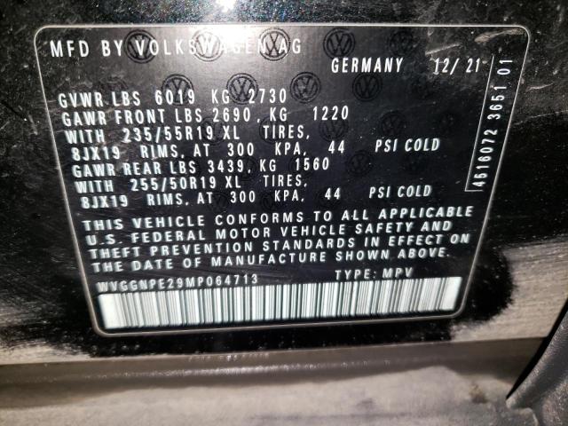 Aukcja sprzedaży 2021 Volkswagen Id.4, vin: WVGGNPE29MP064713, numer aukcji: 48845785