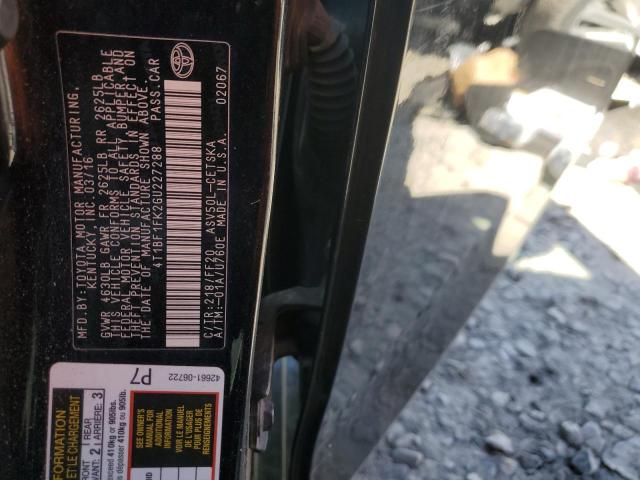 Aukcja sprzedaży 2016 Toyota Camry, vin: 4T1BF1FK2GU227288, numer aukcji: 50401145
