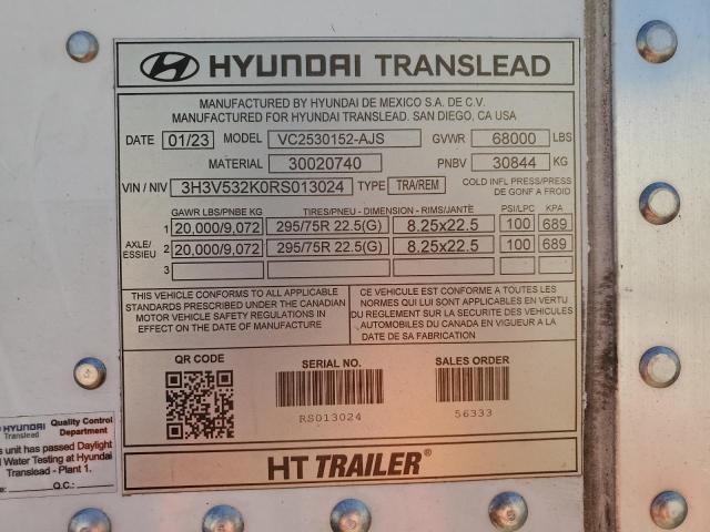 Aukcja sprzedaży 2024 Hyundai Translead, vin: 3H3V532K0RS013024, numer aukcji: 47441105